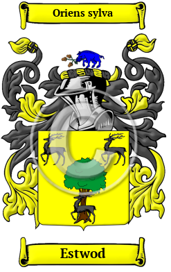 Estwod Family Crest/Coat of Arms