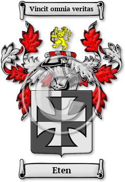 Eten Family Crest Download (jpg) Legacy Series - 150 DPI