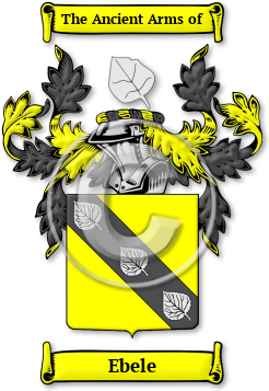 Ebele Family Crest Download (jpg) Legacy Series - 150 DPI