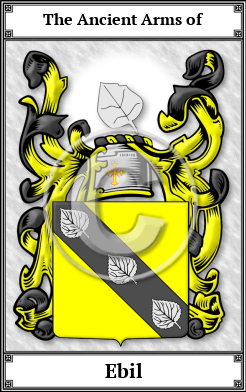 Ebil Family Crest Download (JPG)  Book Plated - 150 DPI