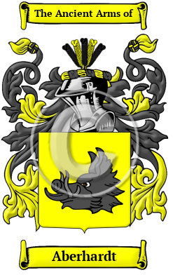Aberhardt Family Crest/Coat of Arms