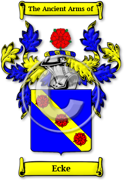 Ecke Family Crest Download (jpg) Legacy Series - 150 DPI