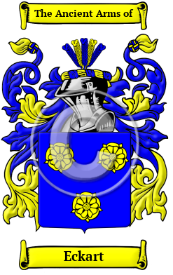 Eckart Family Crest/Coat of Arms