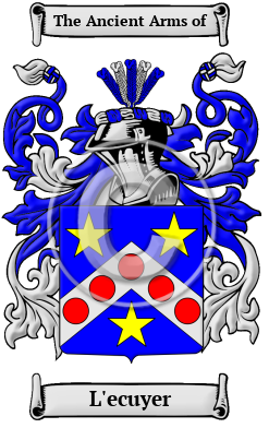 L'ecuyer Name Meaning, Family History, Family Crest & Coats of Arms