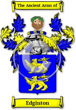 Edginton Family Crest Download (JPG) Legacy Series - 600 DPI