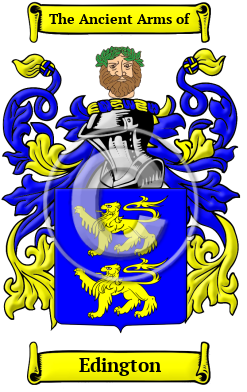 Edington Family Crest/Coat of Arms