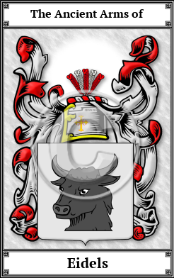 Eidels Family Crest Download (JPG) Book Plated - 600 DPI
