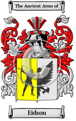 Eidson Family Crest/Coat of Arms
