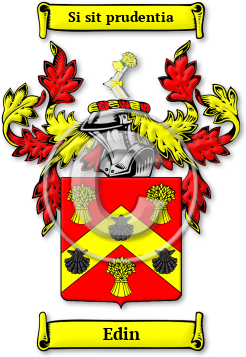 Edin Family Crest Download (jpg) Legacy Series - 150 DPI