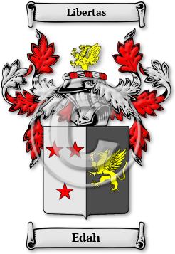 Edah Family Crest Download (jpg) Legacy Series - 150 DPI