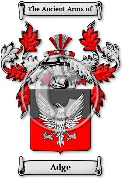 Adge Family Crest Download (jpg) Legacy Series - 150 DPI