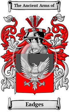 Eadges Family Crest/Coat of Arms