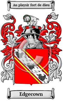 Edgecown Family Crest/Coat of Arms