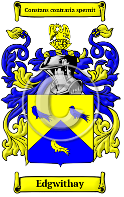 Edgwithay Family Crest/Coat of Arms