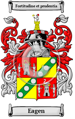 Eagen Family Crest/Coat of Arms