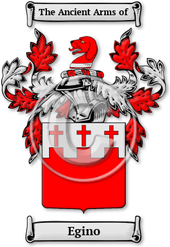 Egino Family Crest Download (jpg) Legacy Series - 150 DPI
