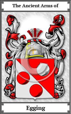 Egging Family Crest Download (JPG)  Book Plated - 150 DPI