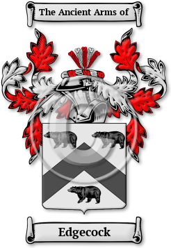 Edgecock Family Crest Download (jpg) Legacy Series - 150 DPI