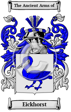 Eickhorst Family Crest/Coat of Arms