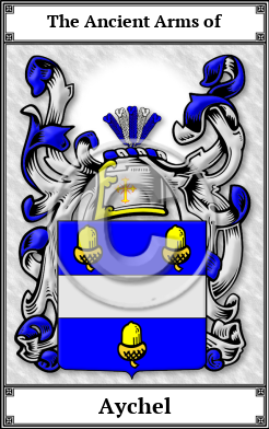 Aychel Family Crest Download (JPG)  Book Plated - 150 DPI