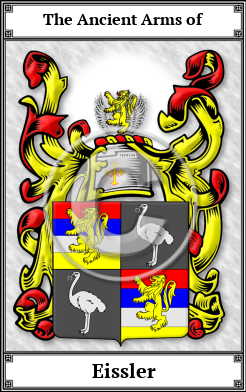 Eissler Family Crest Download (JPG)  Book Plated - 150 DPI