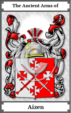 Aizen Family Crest Download (JPG)  Book Plated - 150 DPI