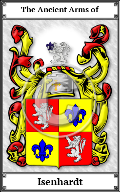 Isenhardt Family Crest Download (JPG)  Book Plated - 150 DPI