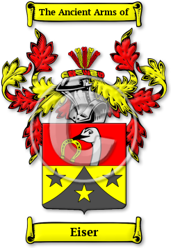 Eiser Family Crest Download (jpg) Legacy Series - 150 DPI