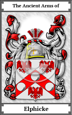 Elphicke Family Crest Download (JPG)  Book Plated - 150 DPI