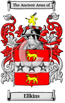 Ellkins Family Crest/Coat of Arms