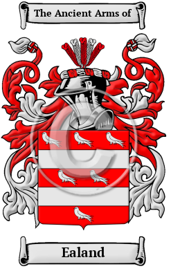 Ealand Family Crest/Coat of Arms