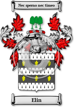 Elin Family Crest Download (jpg) Legacy Series - 150 DPI