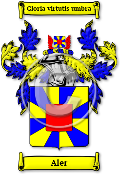 Aler Family Crest Download (JPG) Legacy Series - 600 DPI
