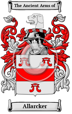 Allarcker Family Crest/Coat of Arms
