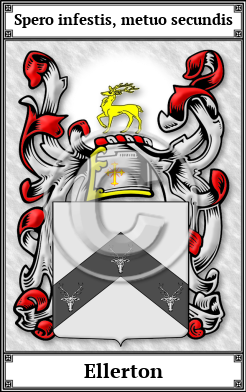 Ellerton Family Crest Download (JPG) Book Plated - 600 DPI