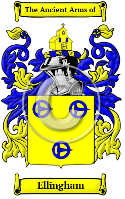 Ellingham Family Crest/Coat of Arms