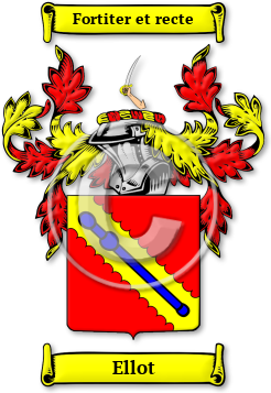 Ellot Family Crest Download (jpg) Legacy Series - 150 DPI