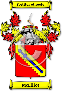 McElliot Family Crest Download (jpg) Legacy Series - 150 DPI