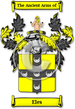 Eles Family Crest Download (jpg) Legacy Series - 150 DPI