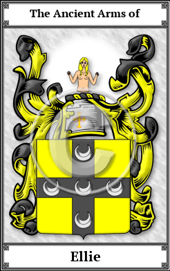 Ellie Family Crest Download (JPG)  Book Plated - 150 DPI