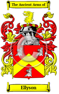 Ellyson Family Crest/Coat of Arms