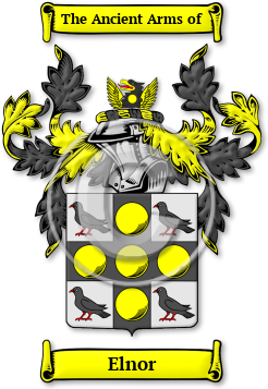 Elnor Family Crest Download (jpg) Legacy Series - 150 DPI