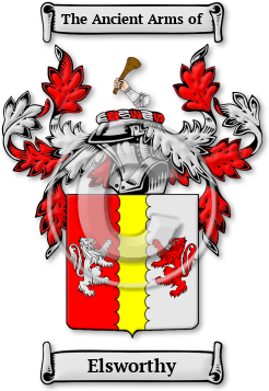 Elsworthy Family Crest Download (jpg) Legacy Series - 150 DPI