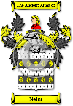 Nelm Family Crest Download (jpg) Legacy Series - 150 DPI