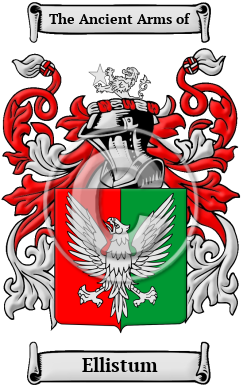 Ellistum Family Crest/Coat of Arms