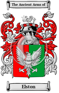 Elston Family Crest/Coat of Arms