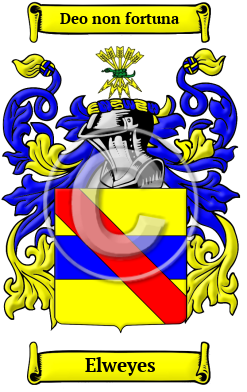 Elweyes Family Crest/Coat of Arms