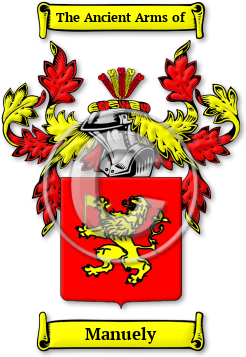 Manuely Family Crest Download (jpg) Legacy Series - 150 DPI