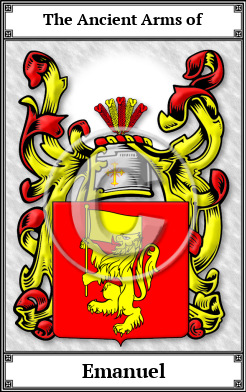 Emanuel Family Crest Download (JPG)  Book Plated - 150 DPI