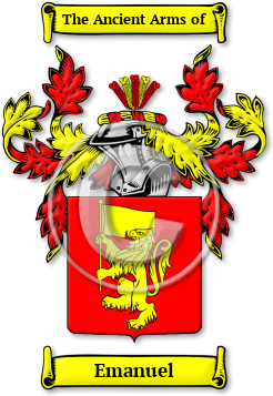 Emanuel Family Crest Download (jpg) Legacy Series - 150 DPI